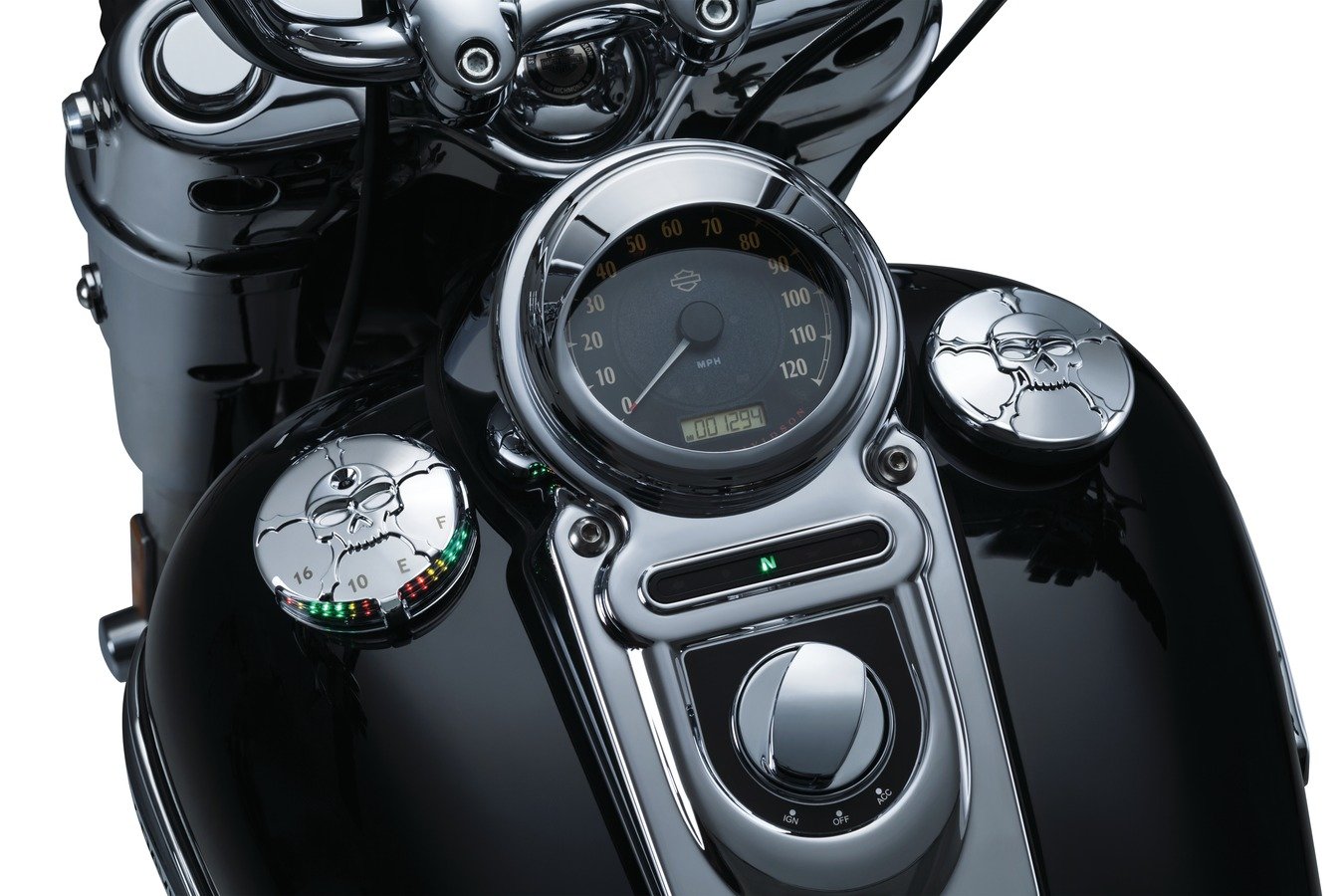Amazon.com: Kuryakyn 7358 Zombie Skull Vented Fuel Tank/Gas Cap